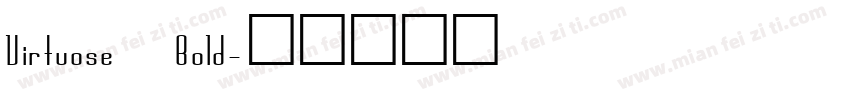 Virtuose Bold字体转换